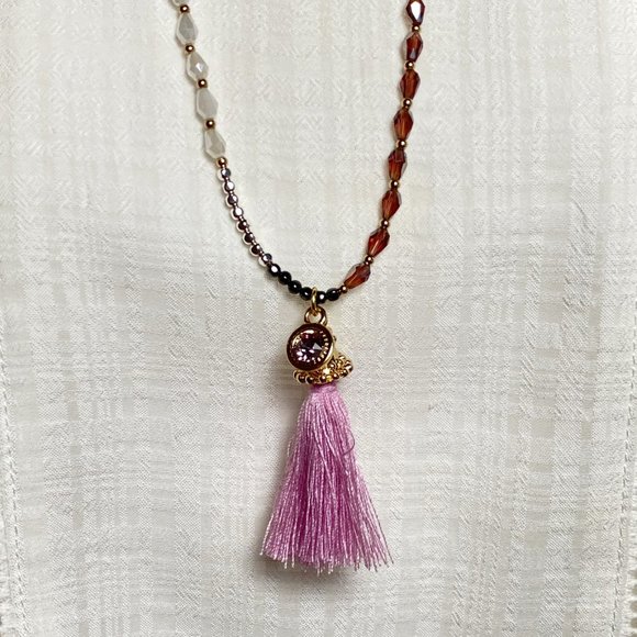 Stretch Tassel Beaded Necklace/Bracelet - Picture 5 of 5